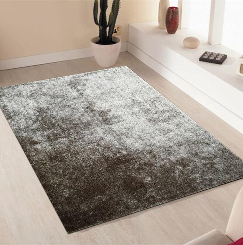 Fuzzy Silver Area Rug - Amazing Rugs – Furnings